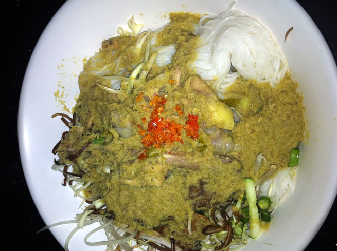Nom Pajok - Cambodian Noodle Soup
